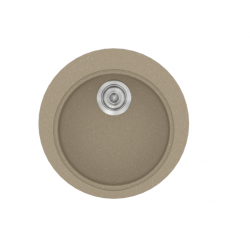 Νεροχύτης Γρανιτένιος Sanitec Classic Granite 316  (Ø48) Βαρέως Τύπου Granite Taupe 42